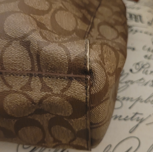 Coach Celeste Convertible Hobo In Signature Coated Canvas - Picture 12 of 16